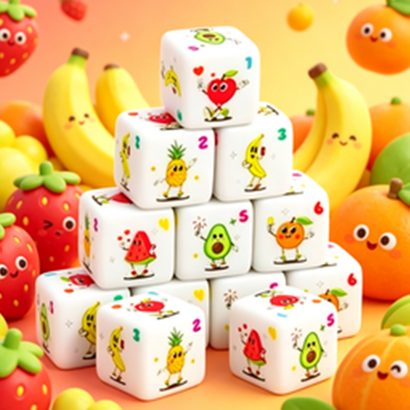 12-teiliges Würfelset mit Fruc – Board Game Live Bewertung und Preis